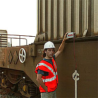 Reporter Tom Parry plants a fake explosive device on a nuclear train